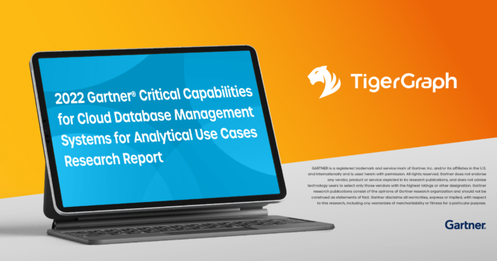 Read more about the article TigerGraph 成功入选《Gartner 2022年云数据库管理系统关键能力-分析用例》报告