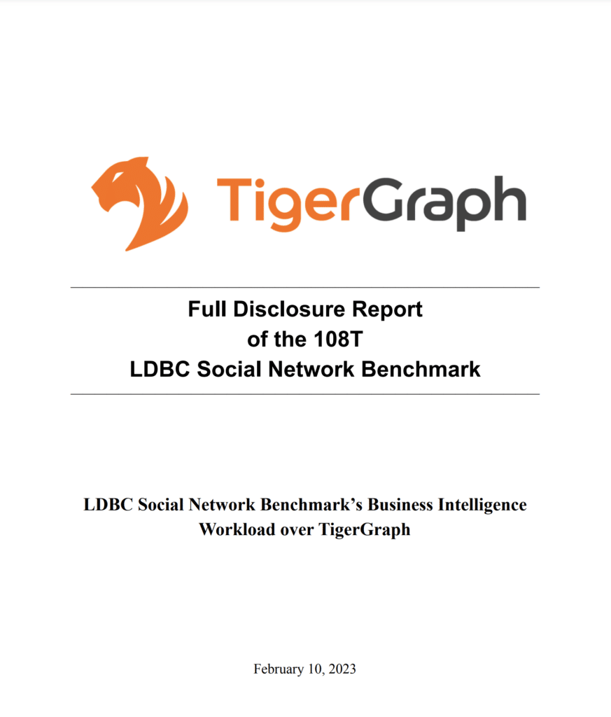 TigerGraph 108TB LDBC基准测试报告